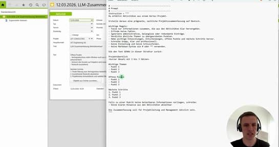 KI in Vertec: der neue LLM-Client in Python 3